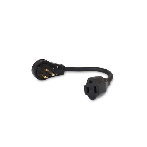 WATTBOX - 360 ROTATING MALE POWER CORD 90 DEGREE ANGLE 3 PRONG EXTENSION CORD - 10FT (BLACK)