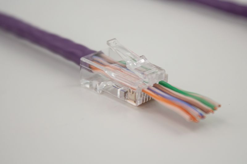 EZ-45 CAT6A RJ45 Connectors - 100pk