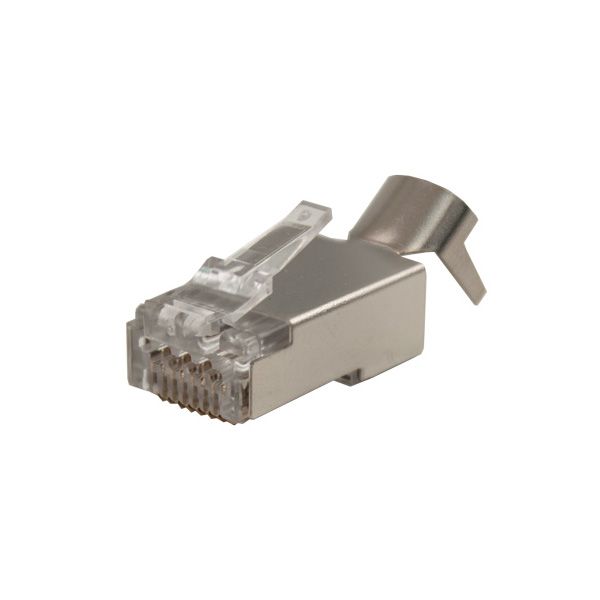 EZ-45 CAT6A Shielded RJ45 Metal Connectors - 100pk