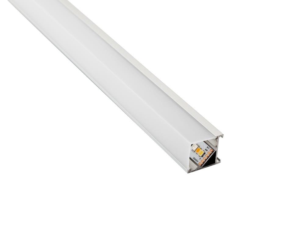 Control4® Vibrant Universal Square 45 Degree Extrusion and Lens (5-Pack) – 3.2 ft (1m)