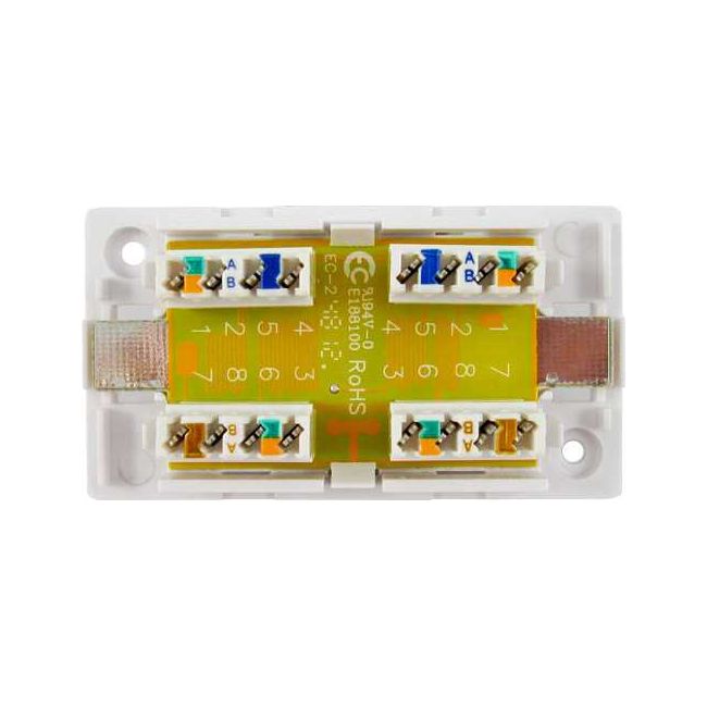 CAT6 Junction Box, White