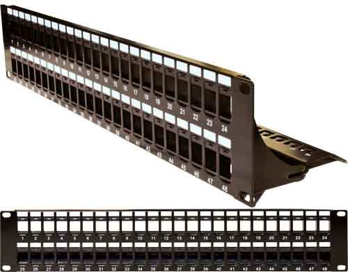 Rack Mount Patch Panel 2U 48 Port