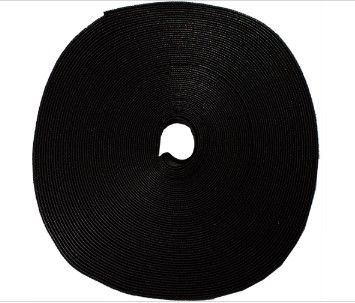 Velcro 75ft roll x 1/2in, Black