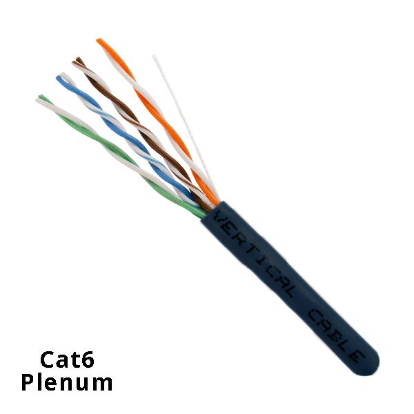 Cat6 Plenum Black 1000\' Pull Box (066-)