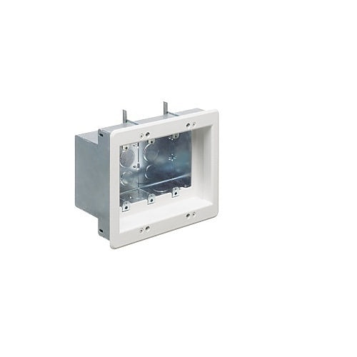 Arlington TVBS507 3-Gang White TV Box