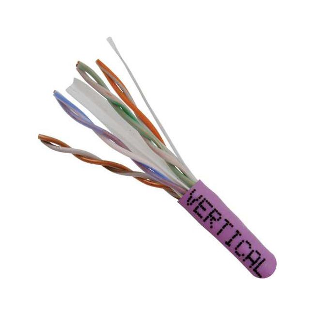 CAT-6 - 550MHZ Riser Rated 23AWG - 1000FT Pullbox Purple
