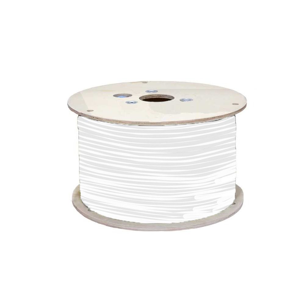 CAT6A (Augmented) 10Gb, Shielded F-UTP, 1000ft Spool, White