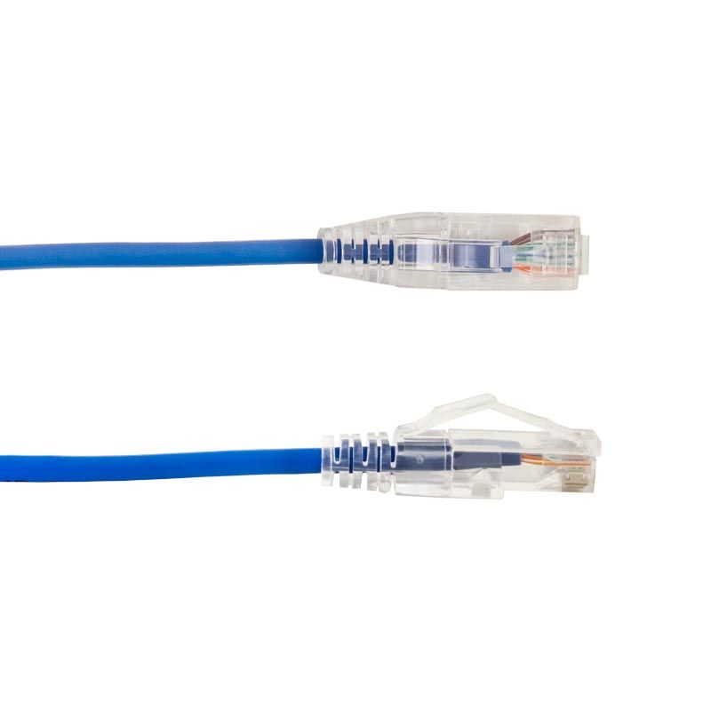 CAT6A Slim Patch Cord 2ft Blue  (077-2029/2BL)