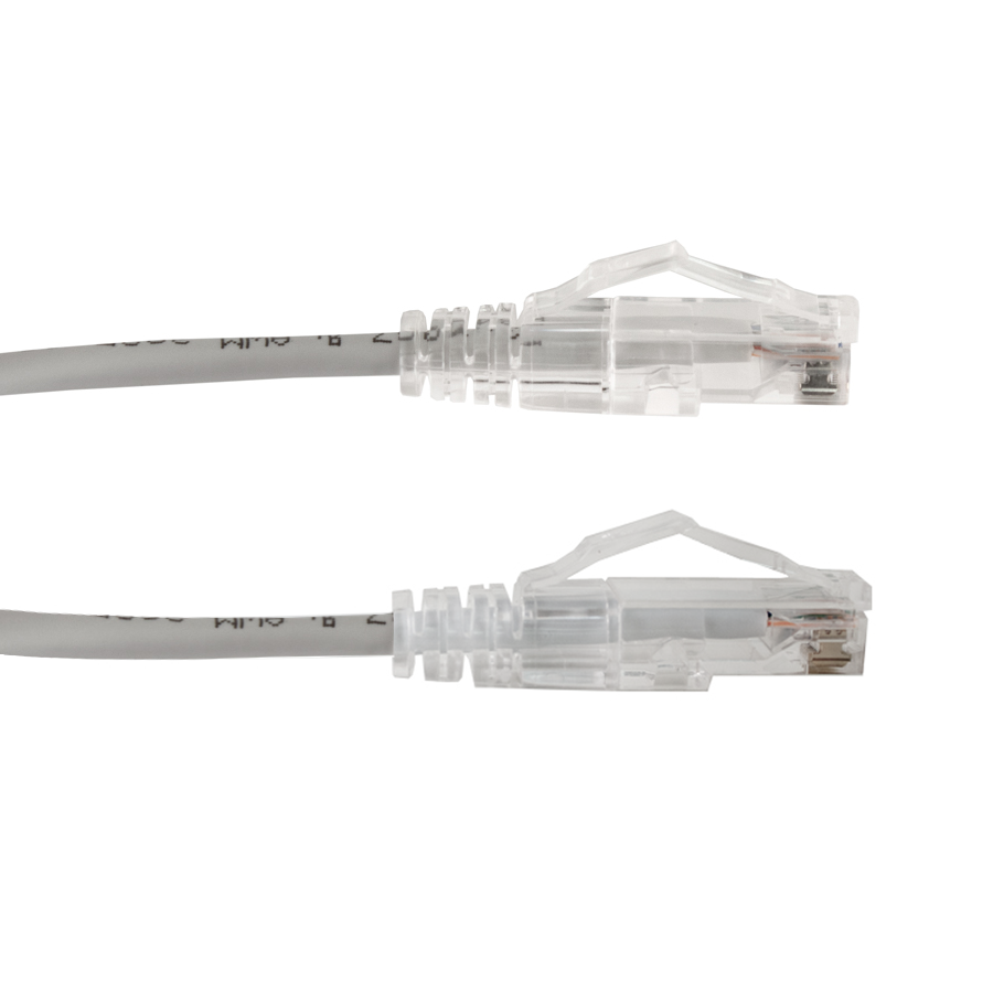 CAT6A Slim Patch Cord 5ft Grey  (077-2049/5GY)