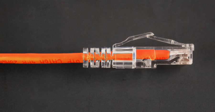 CAT6A Slim Patch Cord 5ft Orange  (077-2050/5OR)