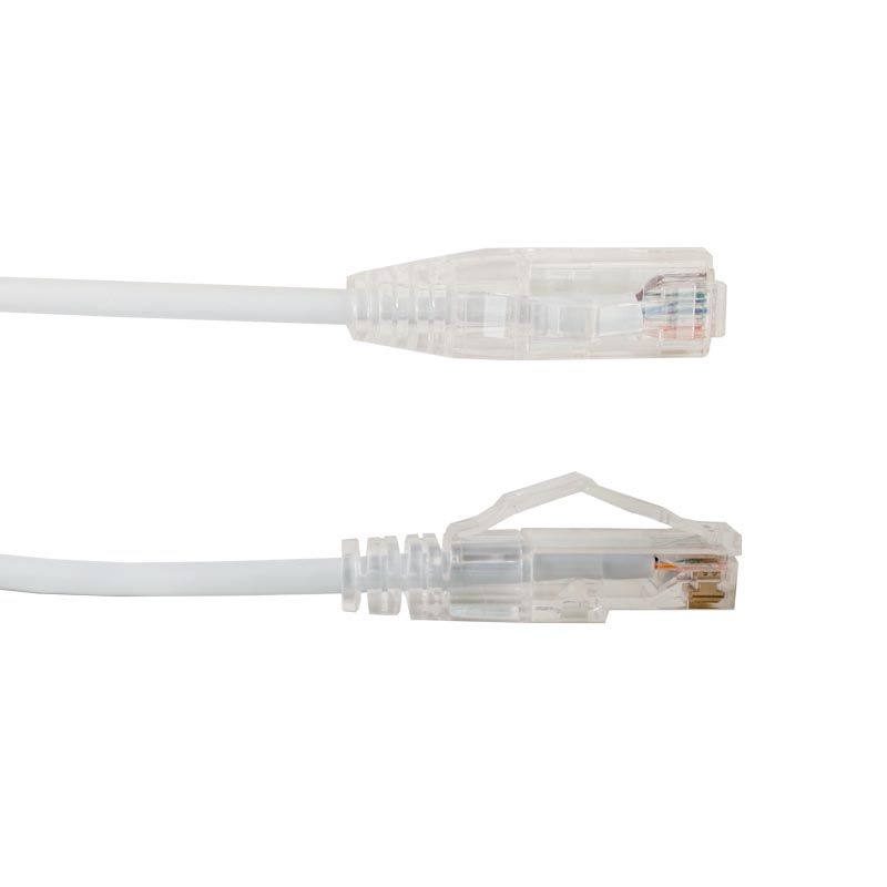 CAT6A Slim Patch Cord 2ft White  (077-2035/2WH)