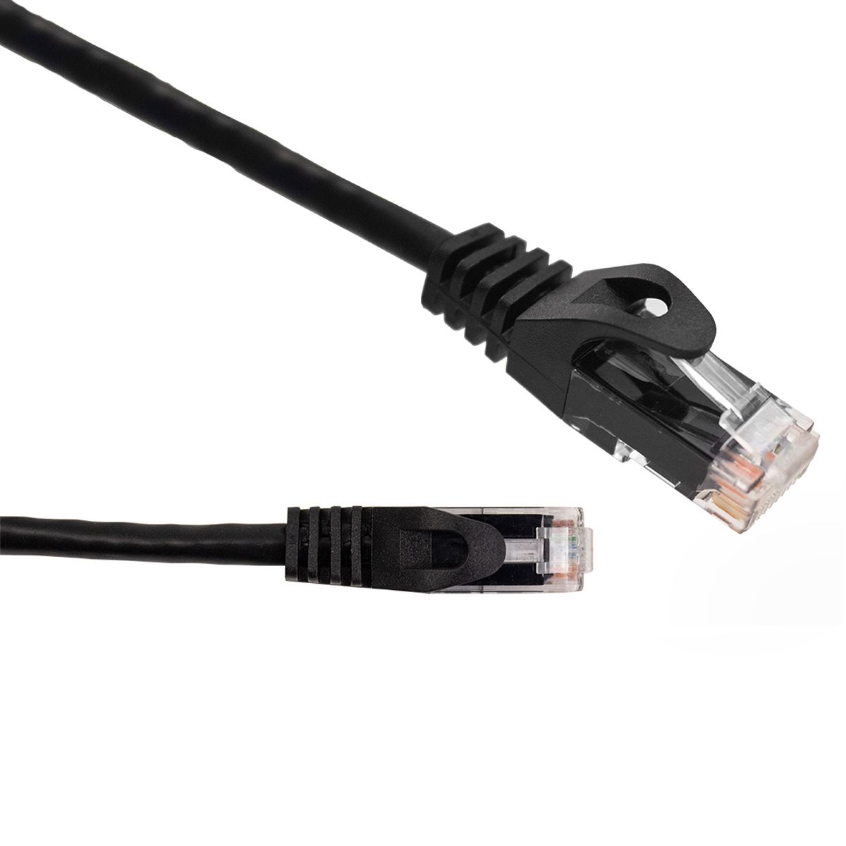 CAT6 25ft Black - Mold Injection