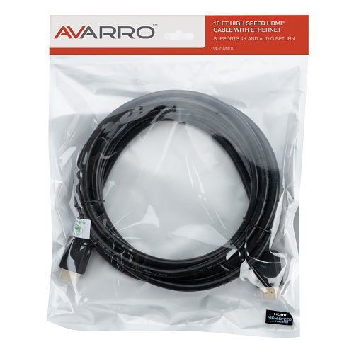 AVARRO 0E-HDMI10 10\' HDMI Cable with Ethernet
