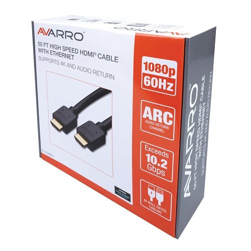 AVARRO 0E-HDMI50 50\' HDMI Cable with Ethernet