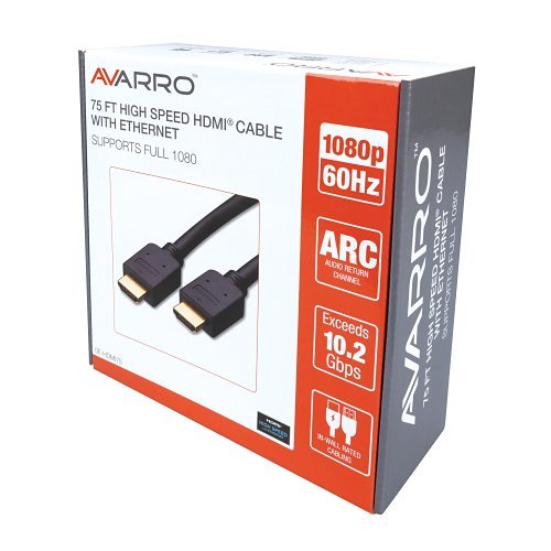 AVARRO 0E-HDMI75 75\' HDMI Cable with Ethernet