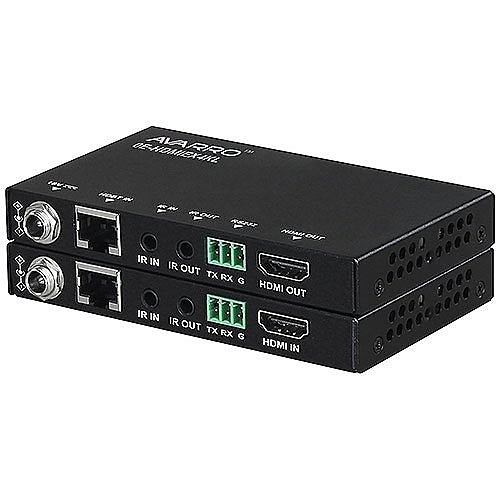 AVARRO 0E-HDMIEX4KL 4K 60hz HDBT PoE/HDCP 2.2 Extender, Black (Replaces HDMIEXT4K)
