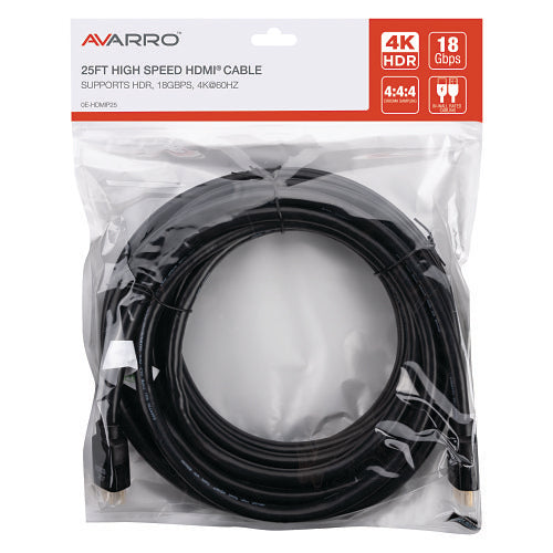 AVARRO 0E-HDMIP25 25\' UDH 4K HDMI Cable with Ethernet