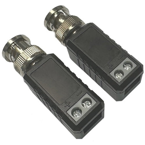 UltraTech 0E-VBMINIMP Miniature MP Video Balun, Screw Terminal to BNC, Pair