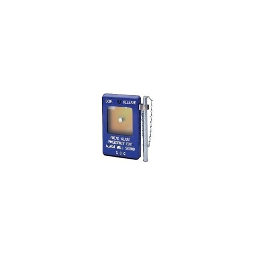 SDC 491 Emergency Break Glass Station, 30V DC, 10A, Blue
