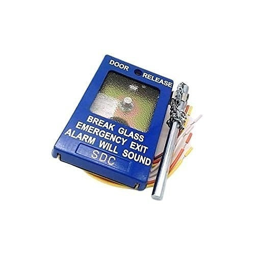 SDC 491 Emergency Break Glass Station, 30V DC, 10A, Blue