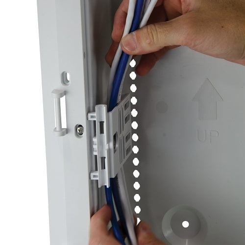 On-Q AC1050EMK 5\\" Mounting Plate Combo Kit, White