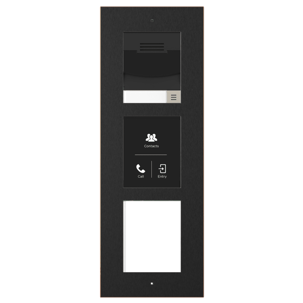 Control4® DS3 3-Module Touch Door Station - Flush Mount (Venetian Bronze)