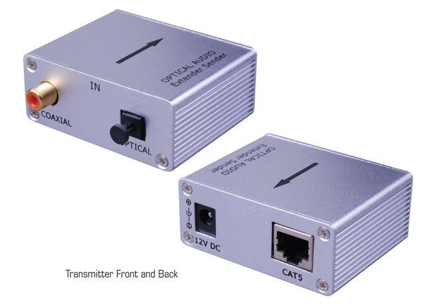 Digital Audio Over cat5E-Cat6 Cable Extender