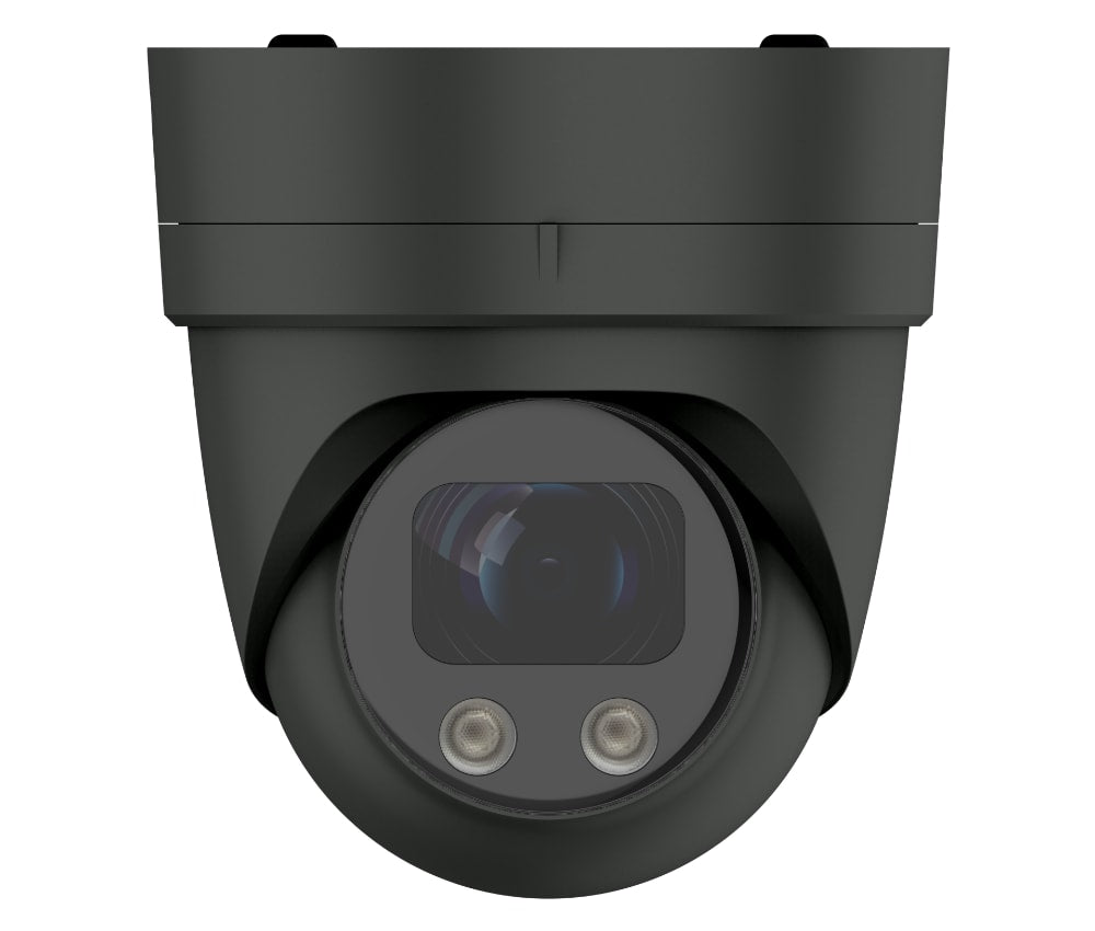 ClareVision 8MP IP Performance Series Motorized Varifocal Color at Night Turret Camera (Black)