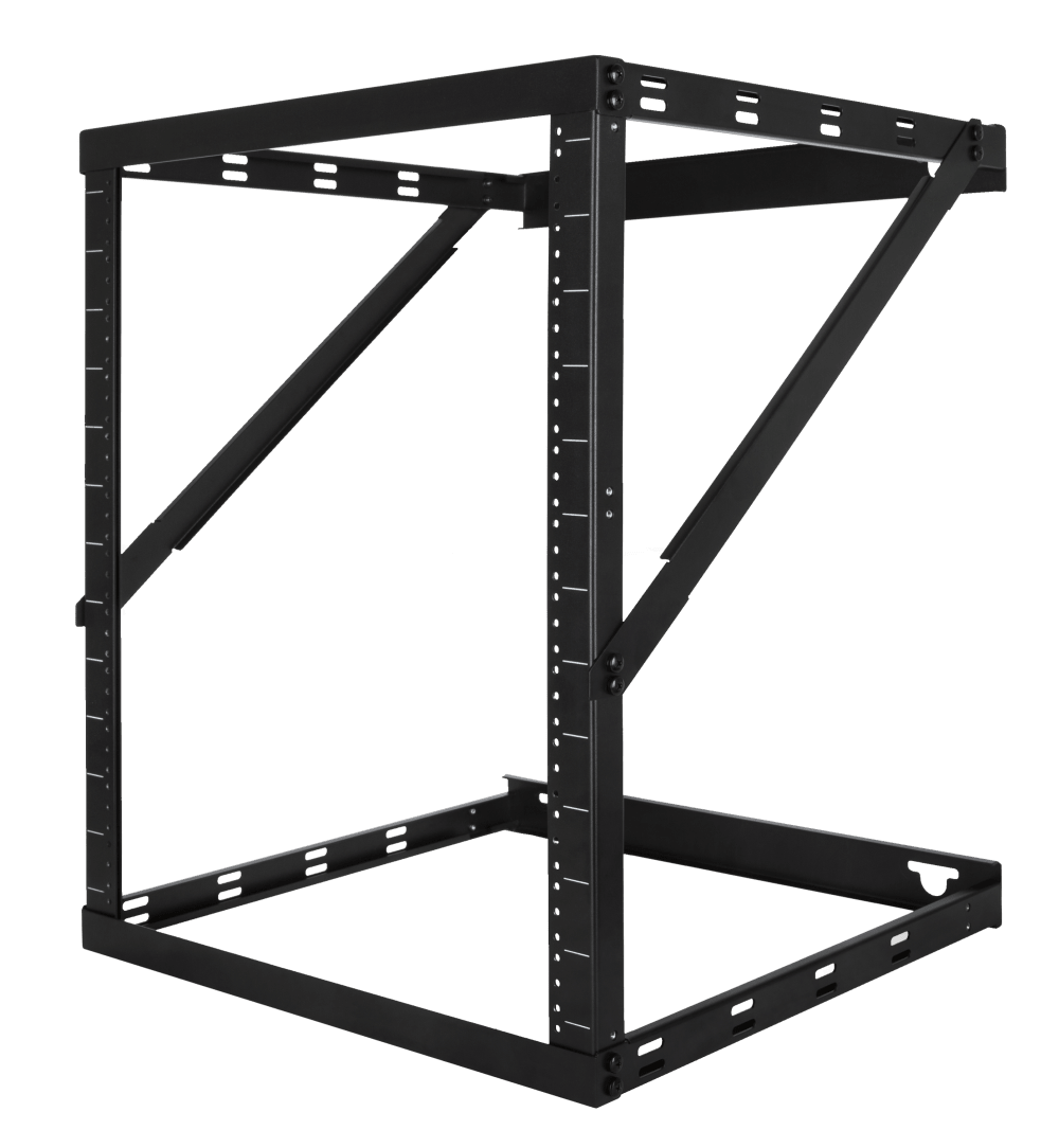 Strong™ Wall-Mount Expandable Open-Frame Rack | 8–22U
