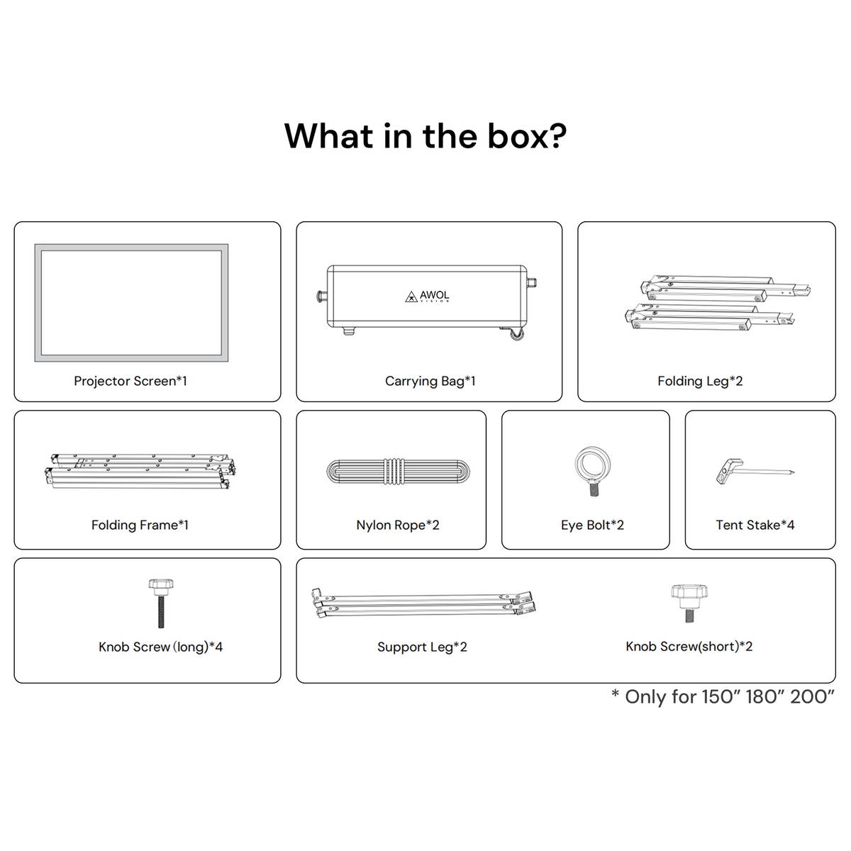 AWOL - 180 Outdoor Portable Folding