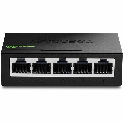 TRENDnet TEG-S50g 5-Port Gigabit GREENnet Mini Switch, 10 Gbps