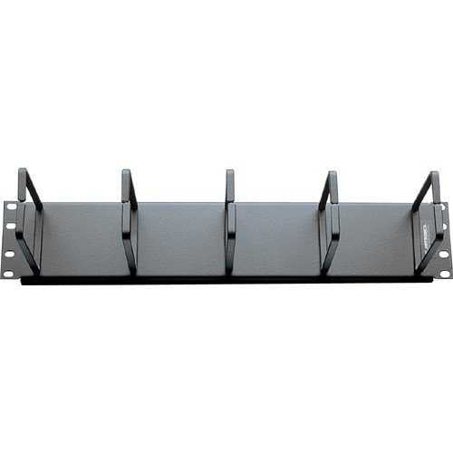 Ortronics 60400057 Cable Management Panel, Horizontal Distribution Rings, in x in D, Rack Units
