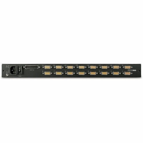 APC AP5816 17\\" Rack LCD Console with Integrated 16-Port Analog KVM Switch, Black