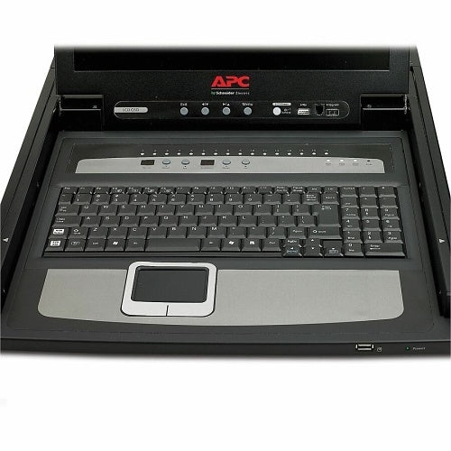 APC AP5816 17\\" Rack LCD Console with Integrated 16-Port Analog KVM Switch, Black
