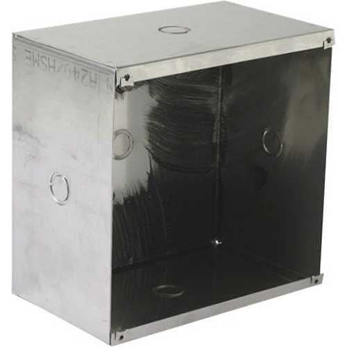 AtlasIED 161RES Recessed Speaker Enclosure for VP161, Stainless Steel