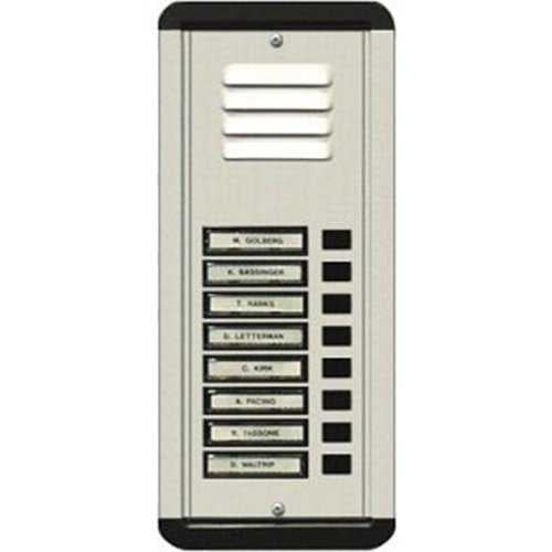 Alpha AM64208S Vandal-Resistance Entrance Panel, Anodized Aluminum