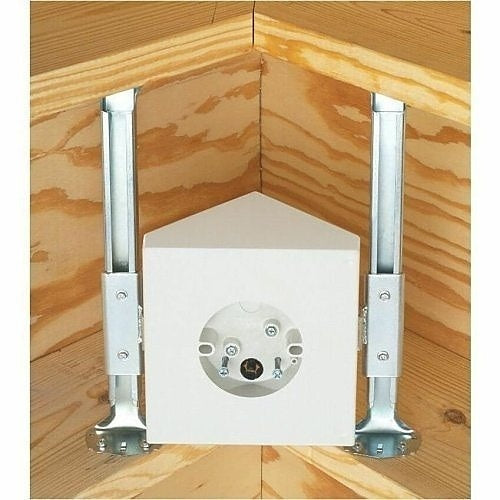 Arlington FB900 Fan and Fixture Mounting Box for New Construction, White