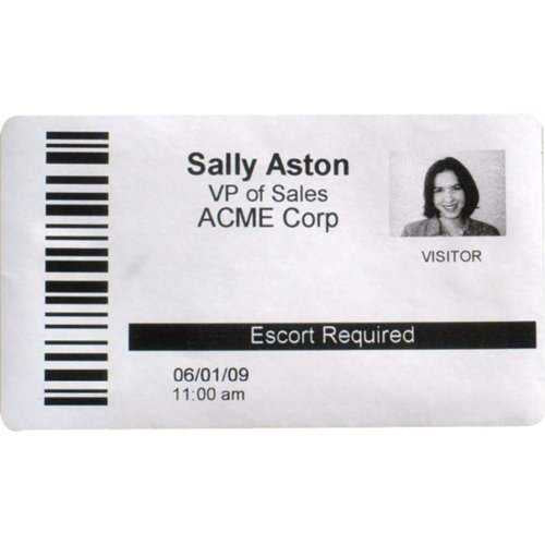 HID EL-AT-6918 EasyLobby 6918 Dymo Printer Adhesive Badges 2-5/16" 4"