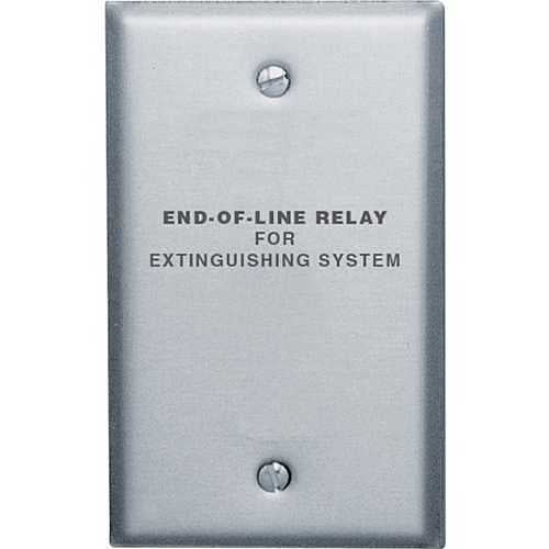 Kidde RELA-EOL Polarized End-of-Line Relay, 18.4 to 27.4V DC, 26 mA, Metal Faceplate