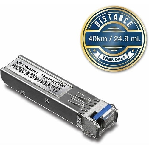 TRENDnet TEG-MGBS40D3 SFP Dual Wavelength Single-Mode LC Module 1310 (40km)