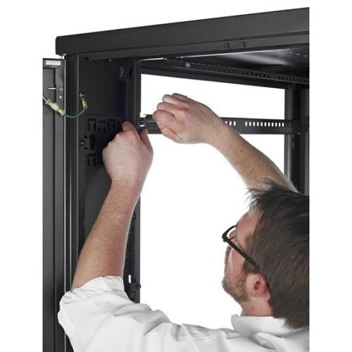 APC AR2400FP1 NetShelter SV 42U 600mm Wide 1060mm Deep Enclosure with Sides, Black, Single Rack Unassembled