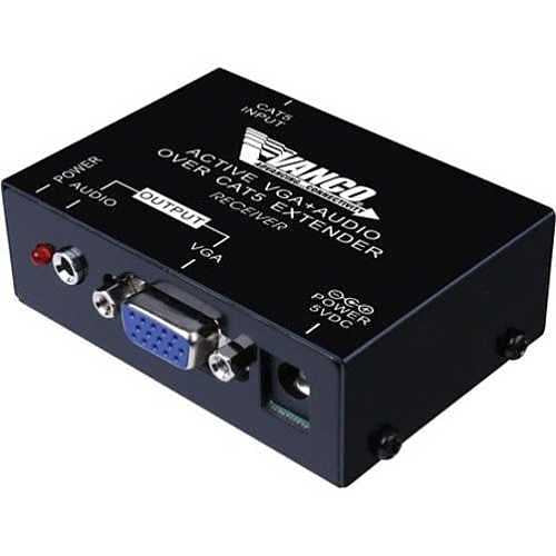 Vanco 280544 VGA Over CAT5e/CAT6 Extender with Audio, 500\'