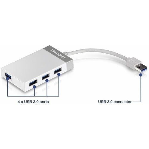 TRENDnet 4-Port USB 3.0 Mini Hub