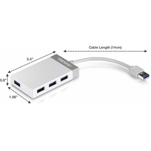 TRENDnet 4-Port USB 3.0 Mini Hub