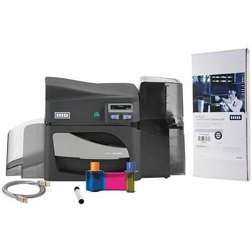 HID FARGO DTC4500E ID Card Printer and Encoder Bundle with AsureID Solo Software