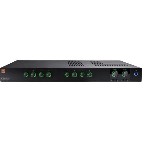 JBL Professional CSMA2120 CSM 8-Channel Commercial Mixer Amplifier with Illuminated Rings