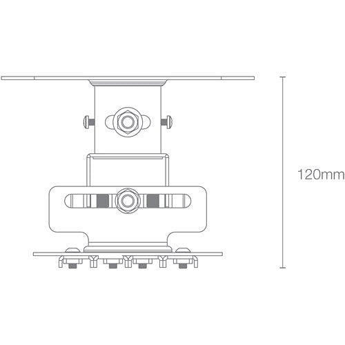 Optoma OCM818W-RU Ceiling Mount for Projector, White
