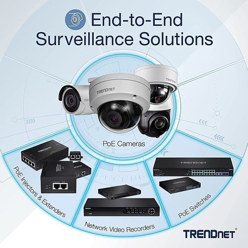 TRENDnet TPE-2840WS 28-Port Gigabit Web Smart PoE+ Switch, 56Gbps