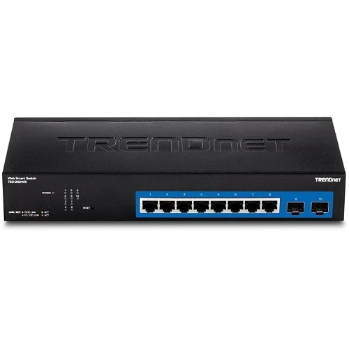 TRENDnet TEG-082WS 8-Port Gigabit Web Smart Switch, 16Gbps