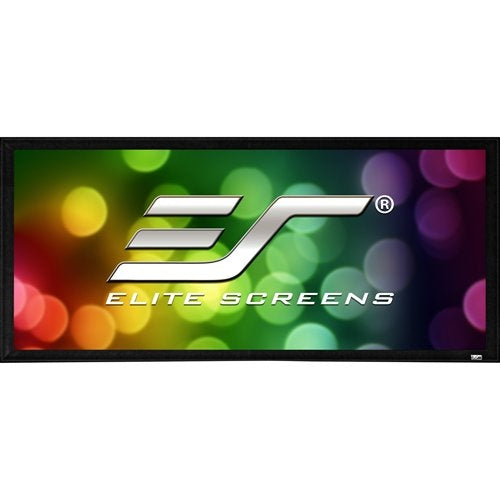 Elite Screens ER120WH2 120" Sable Frame Series Wall Mount Fixed Frame Projector Screen, CineWhite, 16:9, (Replaces ER114WX2)